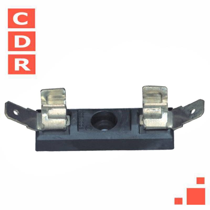 PORTAFUSIBLE CUNITA P/CABLE 30X6MM 30A 250VAC