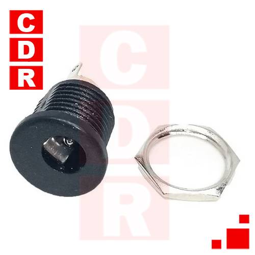 CONECTOR JACK PLUG DC CHASIS HEMBRA 5.5X2.1 MM