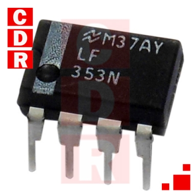 LF353N DUAL J-FET INPUT OPERATIONAL AMPLIFIER DIP-8 CASE