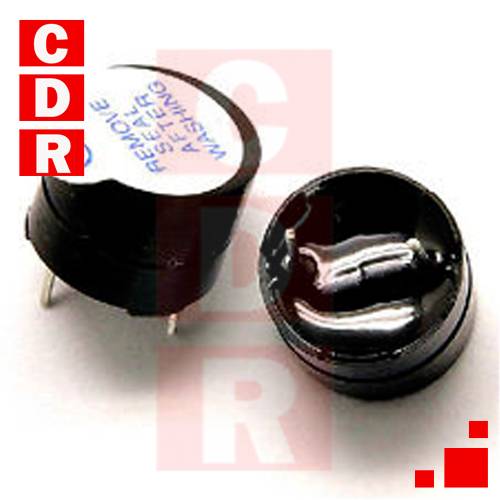 CCG-1206 ZERO-PEAK SIGNAL BUZZER SINGLE TONE 2.4KHZ MAGNETIC 4~ 8V 85DB 5V 10 CM
