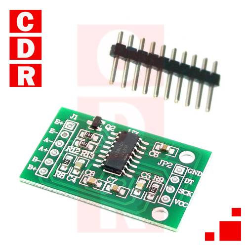 HX711 MODULO ARDUINO A/D MED PESO 24 BIT PARA BALANZA DIGITAL