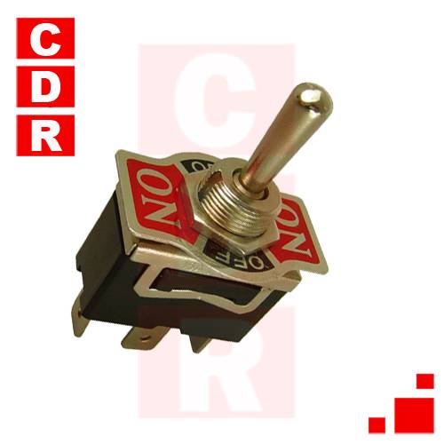 LLAVE PALANCA SIMPLE ON-OFF-ON 10A 250V
