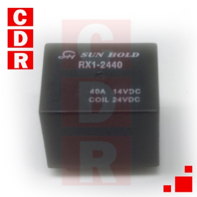 RELE SIMPLE INVERSOR 40A 24V RX1-2440