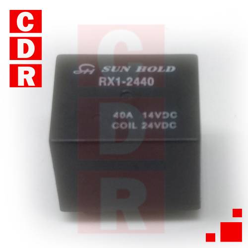 RELE SIMPLE INVERSOR 40A 24V RX1-2440