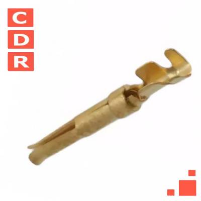 66504-3 SOCKET CONTACT GOLD CRIMP 20-24 AWG STAMPED AMP