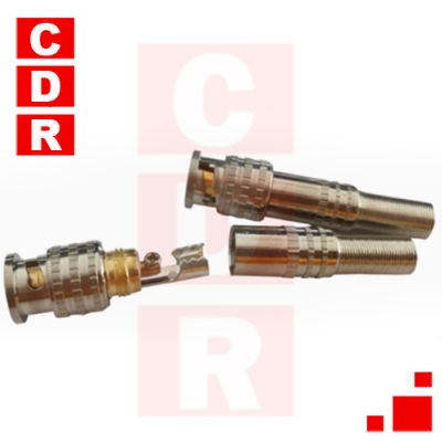 BNC PLUG WITH MALE SPRING RG59
