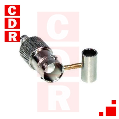 BNC HEMBRA P/CRIMP. RG59 PURESONIC