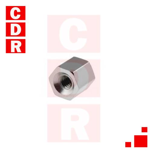 SEPARADOR DE BRONCE HEXAGONAL C/ROSCA 5MM - M-3