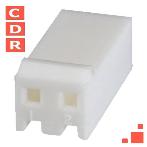 CONECTOR DE PINES RECTO DE 2 VÍAS, PASO 3.96 MM  PARA MONTAJE EN ORIFICIO PASANTE, 1 FILA
