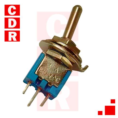 MICROLLAVE PALANCA SIMPLE ON-ON 3A 250V