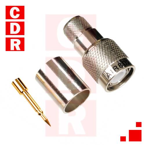 TNC T1121-A6NT3G-9913 MACHO P/CRIMP. BELDEN 9913 50 OHM AMPHENOL