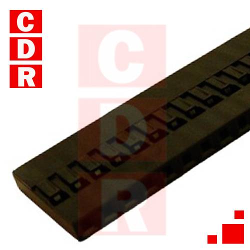TIRA DE PINES MACHO SIMPLE (1X40) .1 90º