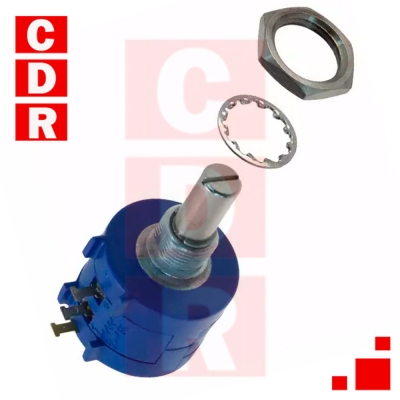 POTE DE CERMET 500E 3590S-2 10VTAS EJE METÁLICO