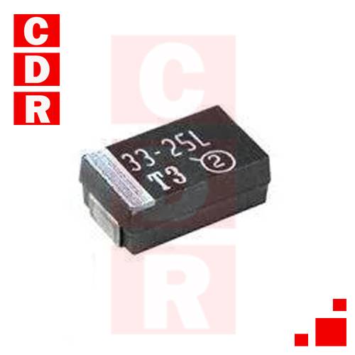 CAP. TANTALIO 10UF 25V SMD B (293D106X0025B2TE3) MARCA VISHAY