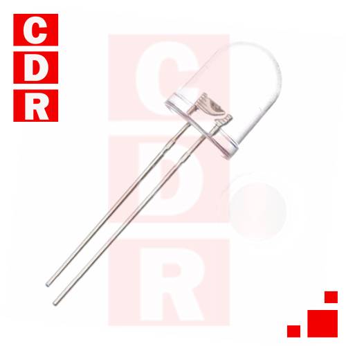 MOD-05RGB LED 10MM WATER-CLEAR - WHITE COLD - 825.000 MCD - 30 °-0.5W