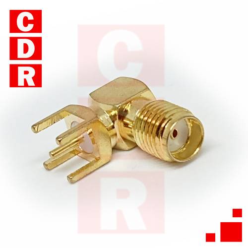 SMA HEMBRA 90°  P/C.I CONECTOR OEM