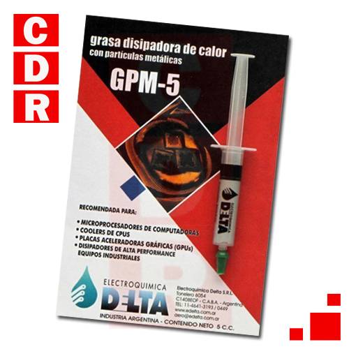 GRASA DISIPADORA DE CALOR CON PARTICULAS METALICAS POTE 100GRS