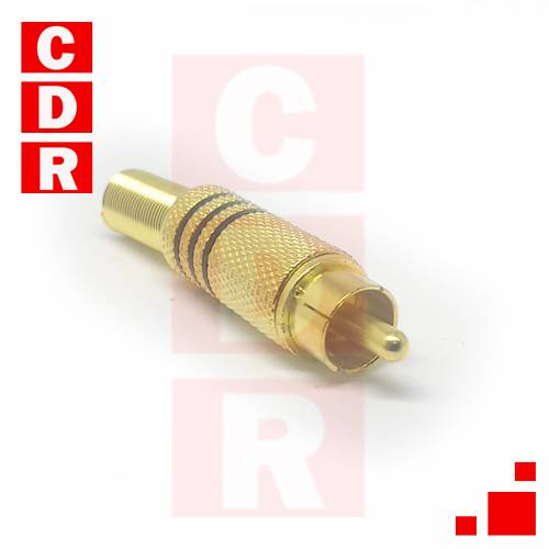 RCA ADAPTER MALE 90º