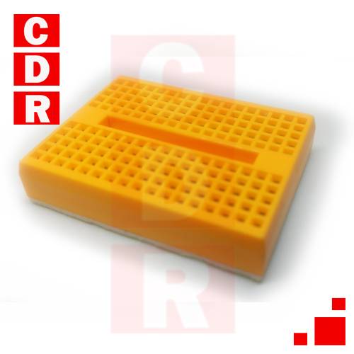 MINI PROTOBOARD AMARILLO 170 PUNTOS