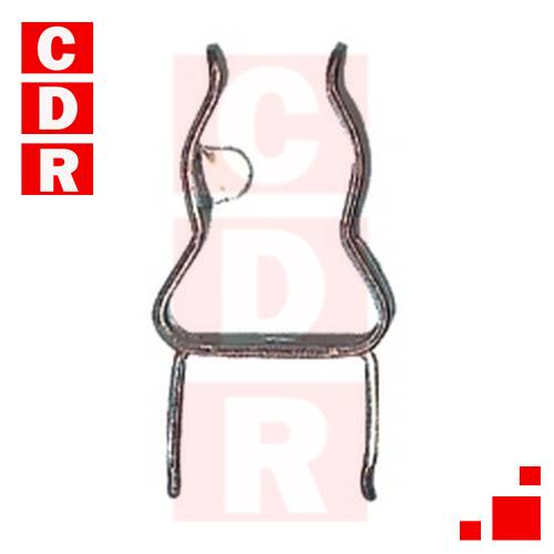 CLIP PORTAFUSIBLE 20-2 PLATEADO 20X5 H (6/F/1) OEM