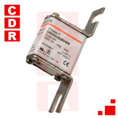 Z330026 - DN000UB69V160V SQUARE BODY HIGH-SPEED FUSE PROTISTOR®SIZE NH 000 AR 690VAC IEC 160A VISUAL INDICATOR DIN 80 BLADES