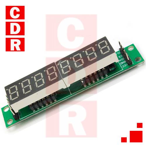 8 DIGIT DISPLAY - MAX7219 ARDUINO