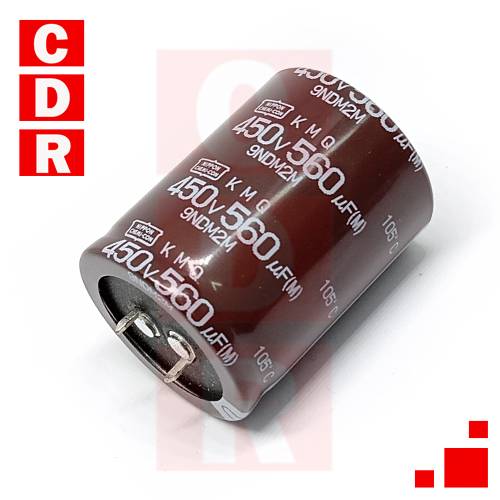CAP. ELECTR. 560UF 450V 105ºC 35X46 SNAP-IN NIPPON CHEMI-CON