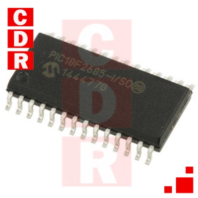 PIC18F2685-I/SO SOIC-28 CASE MICROCHIP28 PIN ENHANCED FLASH MICROCONTROLLERS WITH ECAN TECHNOLOGY 10 BIT A/D AND NANOWATT TECHNOLOGY