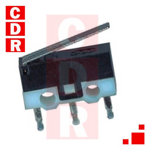 LLAVE MICROSWITCH 1A 250V MINI P/CI CON LEVA