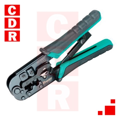 PINZA PARA CRIMPEAR RJ10/RJ11/RJ12 & RJ45 METALICA