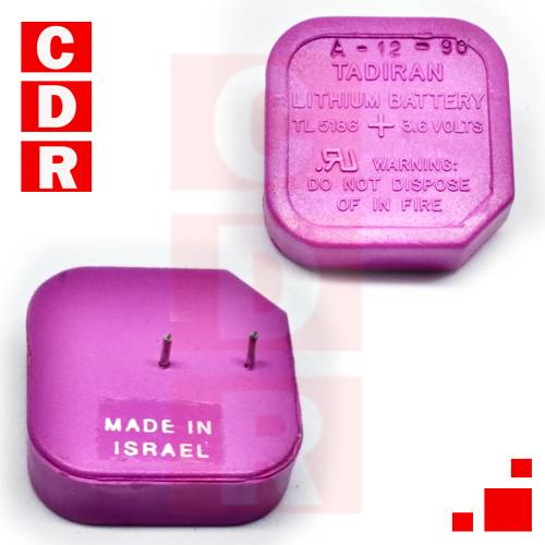 BATERIA DE LITIO TL5186 3,6V C/2 TERMINALES TADIRAN