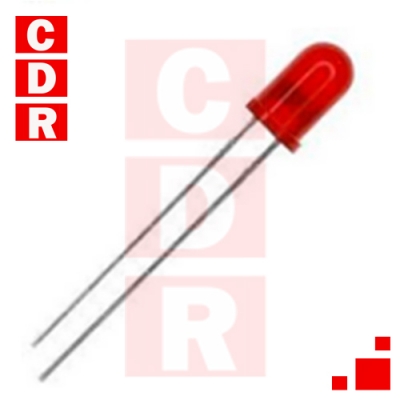 LED 5MM ROJO DIFUSO