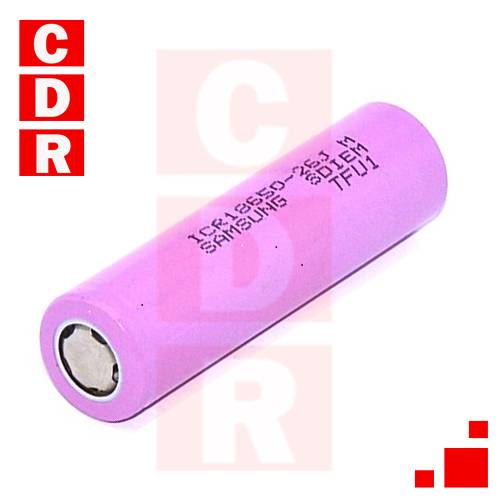 BATERÍA DE LITIO-ION 3,7V 2600MAH 18X65MM ICR18650 SAMSUNG
