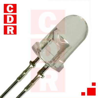 LED 5MM WATER CLEAR COLOR VIOLETA