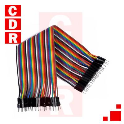 MALE CABLE- 20CM MALE (PACK FOR 40 UNITS) ARDUINO