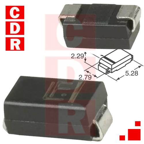 SMAJ13CA TVS DIODE 13VWM 21.5VC SMA DO-214AC CASE LITTELFUSE