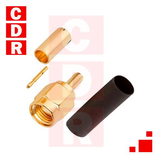 SMA MACHO P/CRIMP. RG174/RG316