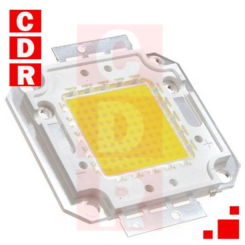LED CHIP 100W BLANCO FRÍO 46X51.5MM
