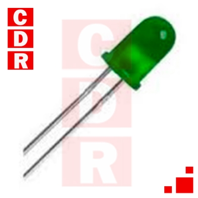 LED 5MM VERDE DIFUSO