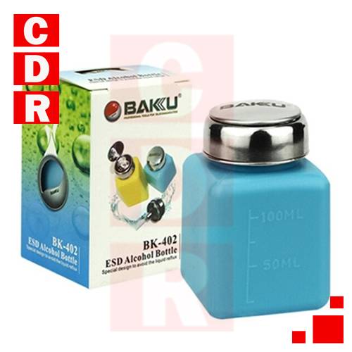 DISPENSER DE ALCOHOL ISOPROPÍLICO 100ML BAKÚ (BK-402)