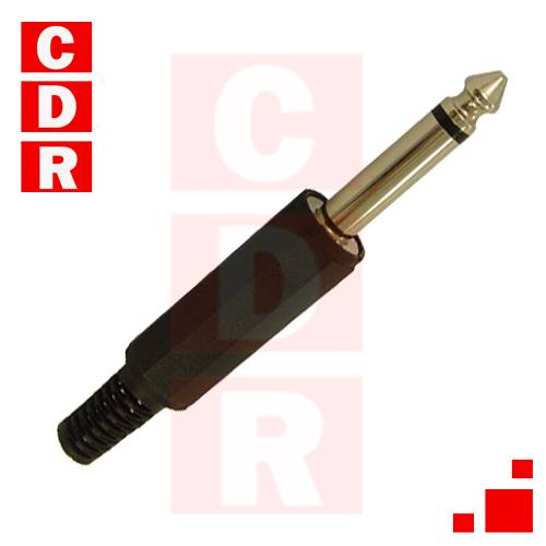 PLUG MONO 6.5MM C/COLITA FLEXIBLE CALIDAD PROFESIONAL