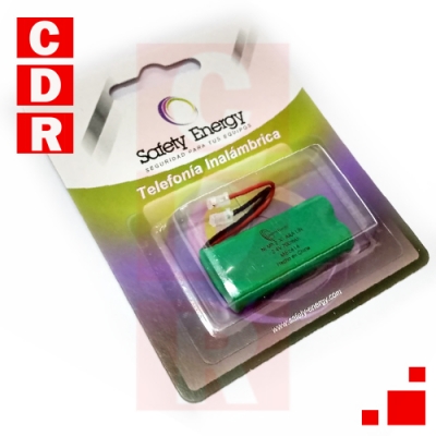 PACK BATERIA 2XAAA 700MAH CONECTOR UNIVERSAL SAFETY ENERGY