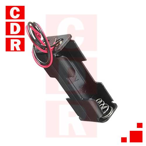 PORTAPILA 2 AA CON CABLE 15CM