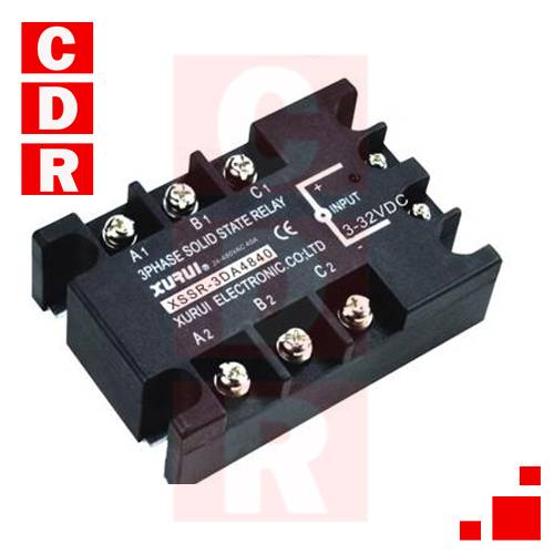 SSR ARD4840 RELE DE ESTADO SOLIDO MARCA ARICO ENTRADA 4 A 32VDC SALIDA 40 AMPERES/480VAC