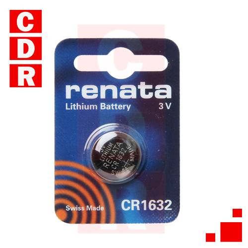 BATERIA DE LITIO 3V CR1632 MARCA RENATA