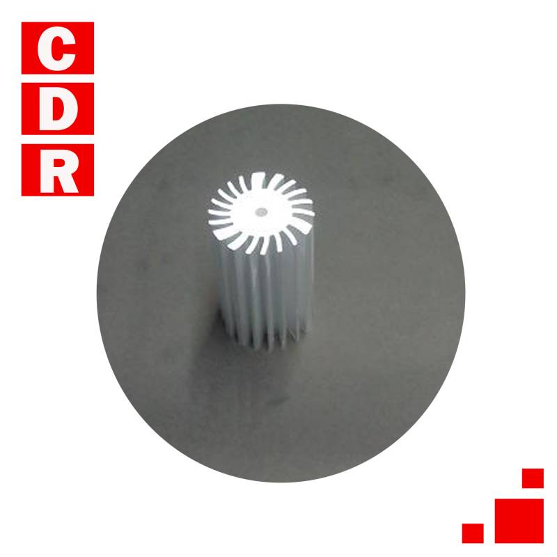 DISIPADOR CIRCULAR DIAMETRO EXTERIOR 46MM - DIAMETRO INTERIOR 27MM - LARGO 4,50 CM