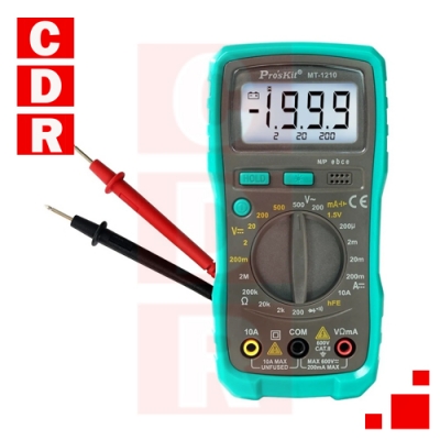 MULTIMETRO TESTER DIGITAL  MT-1210 PROSKIT