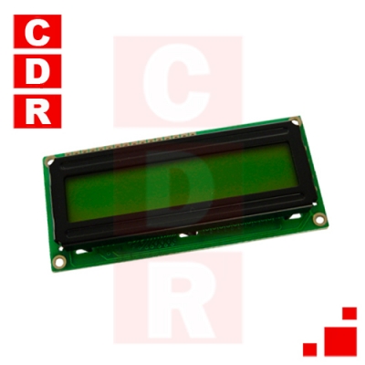 DISPLAY LCD (16X1) 80 X 36 X 12,7MM LED BACKLIGHT