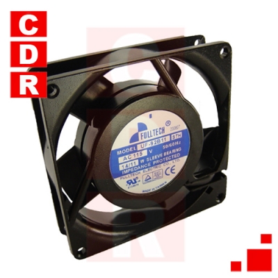 TURBINA 92X92X25.5MM BUJE METAL 3.5' 220V UF92B23STH FULLTECH