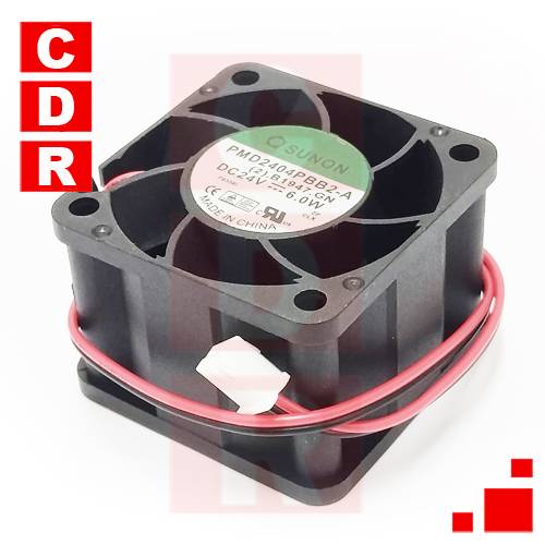 PMD2404PBB2-A FAN COOLER 40X40X28MM 24V 6.0W 2 CABLES SUNON